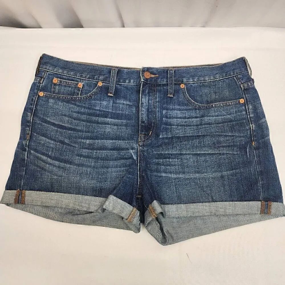 Madewell High Rise Denim Shorts Size 32 H6 - Picture 1 of 11